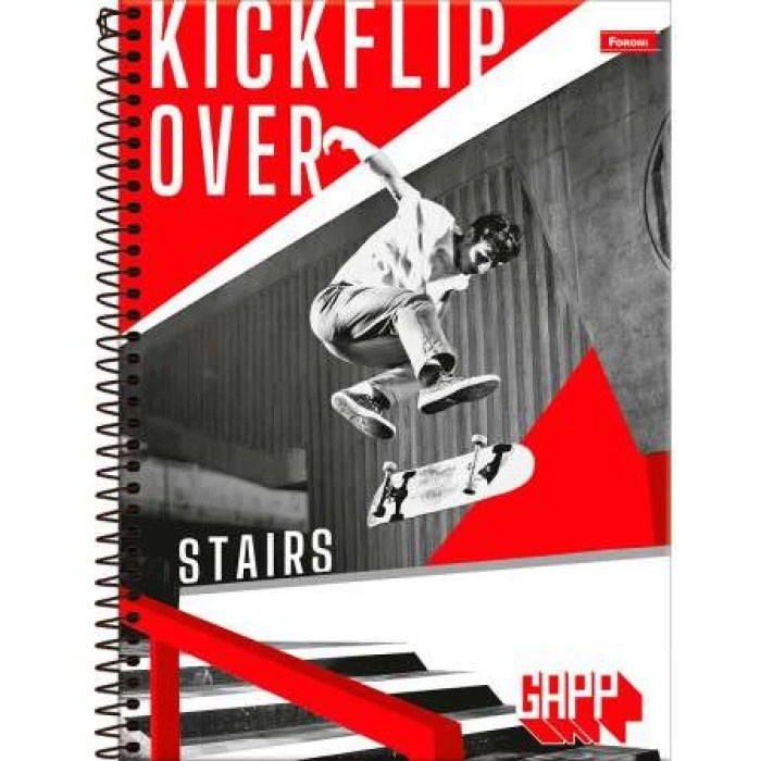 CADERNO 01X1 CAPA DURA GAPP 